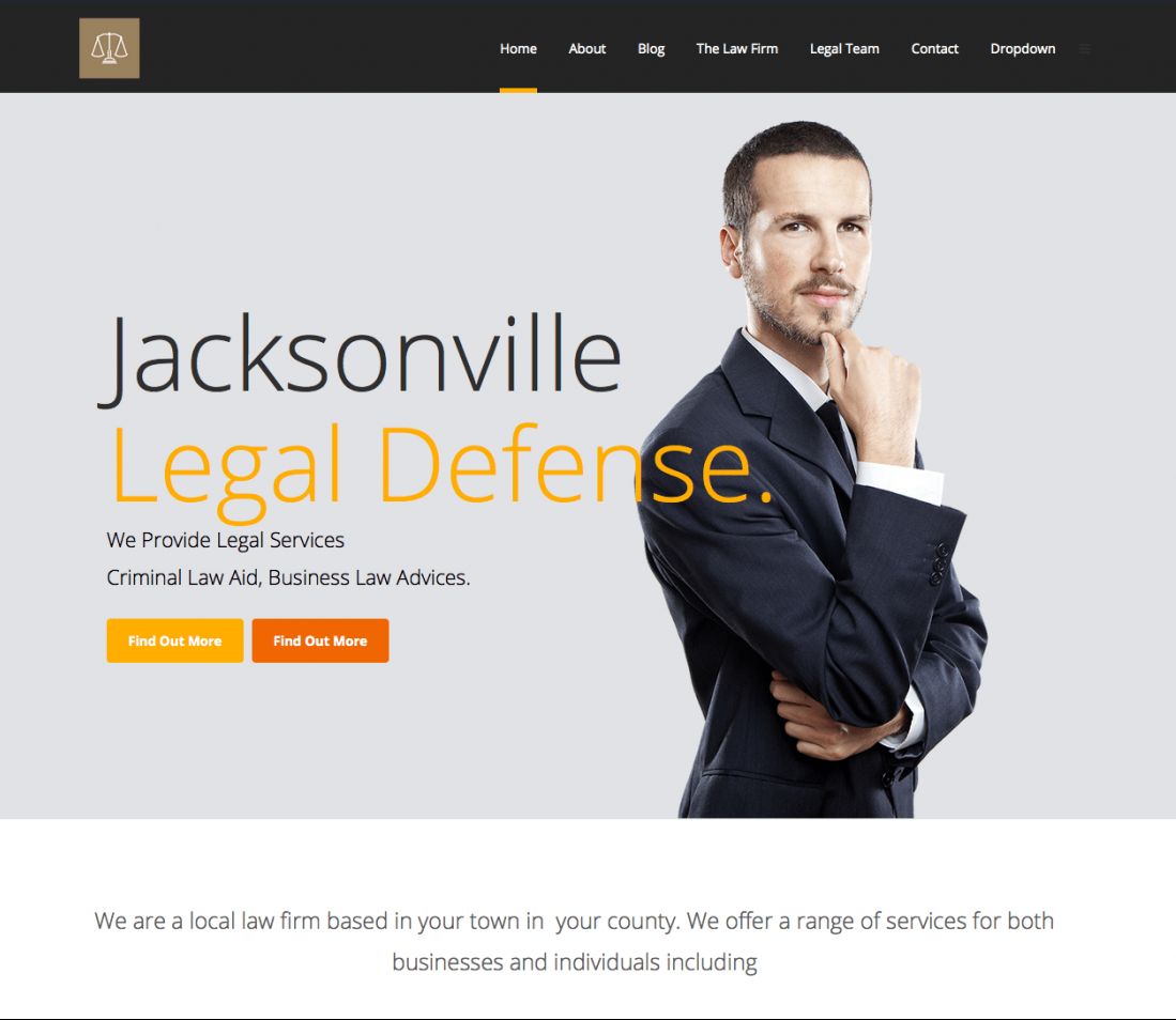 Law Firm Website #2 - Modern